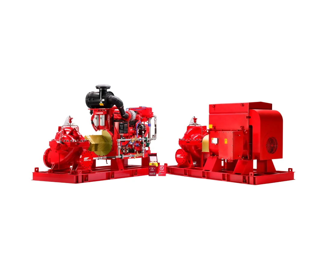 Horizontal split case fire pumps