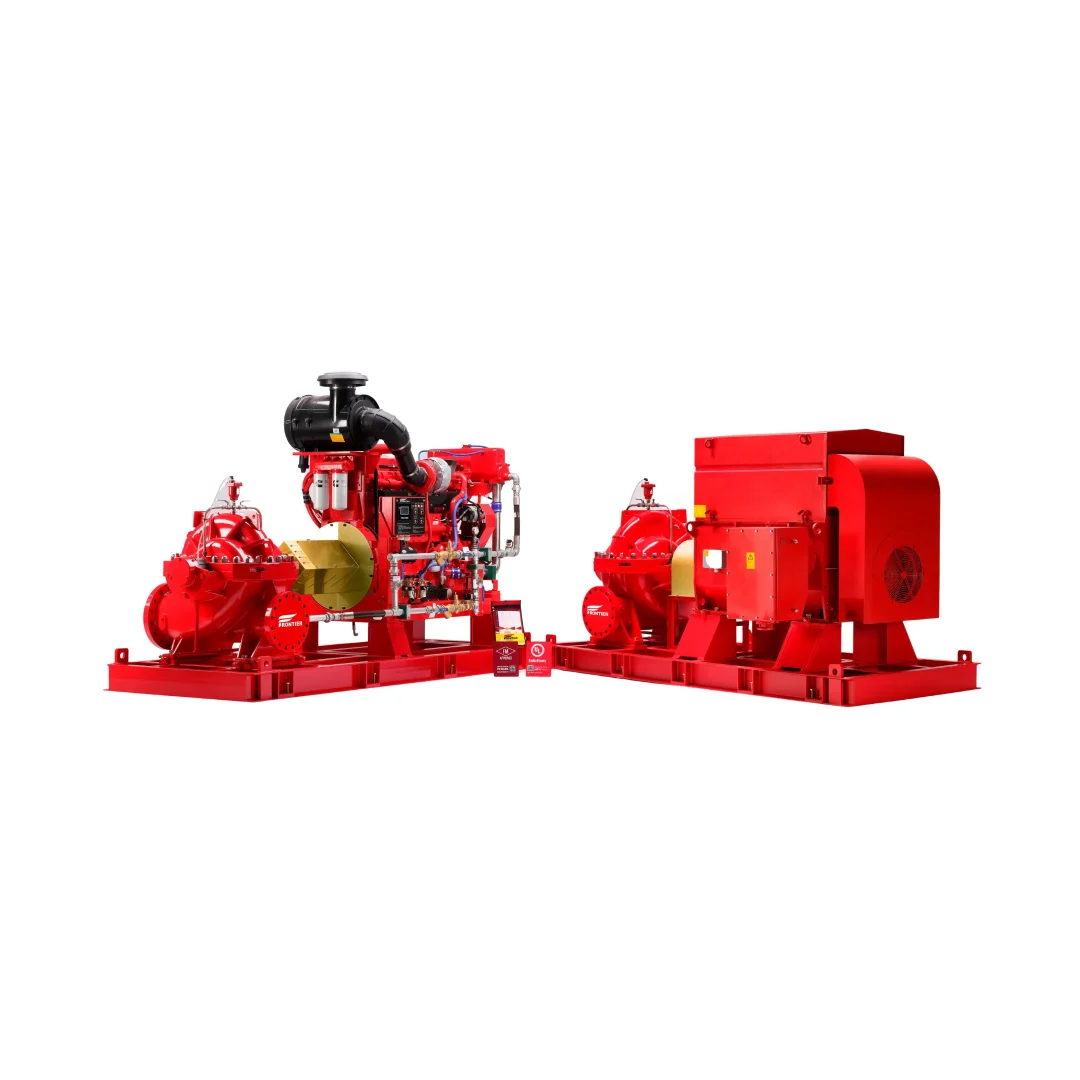 Horizontal split case fire pumps
